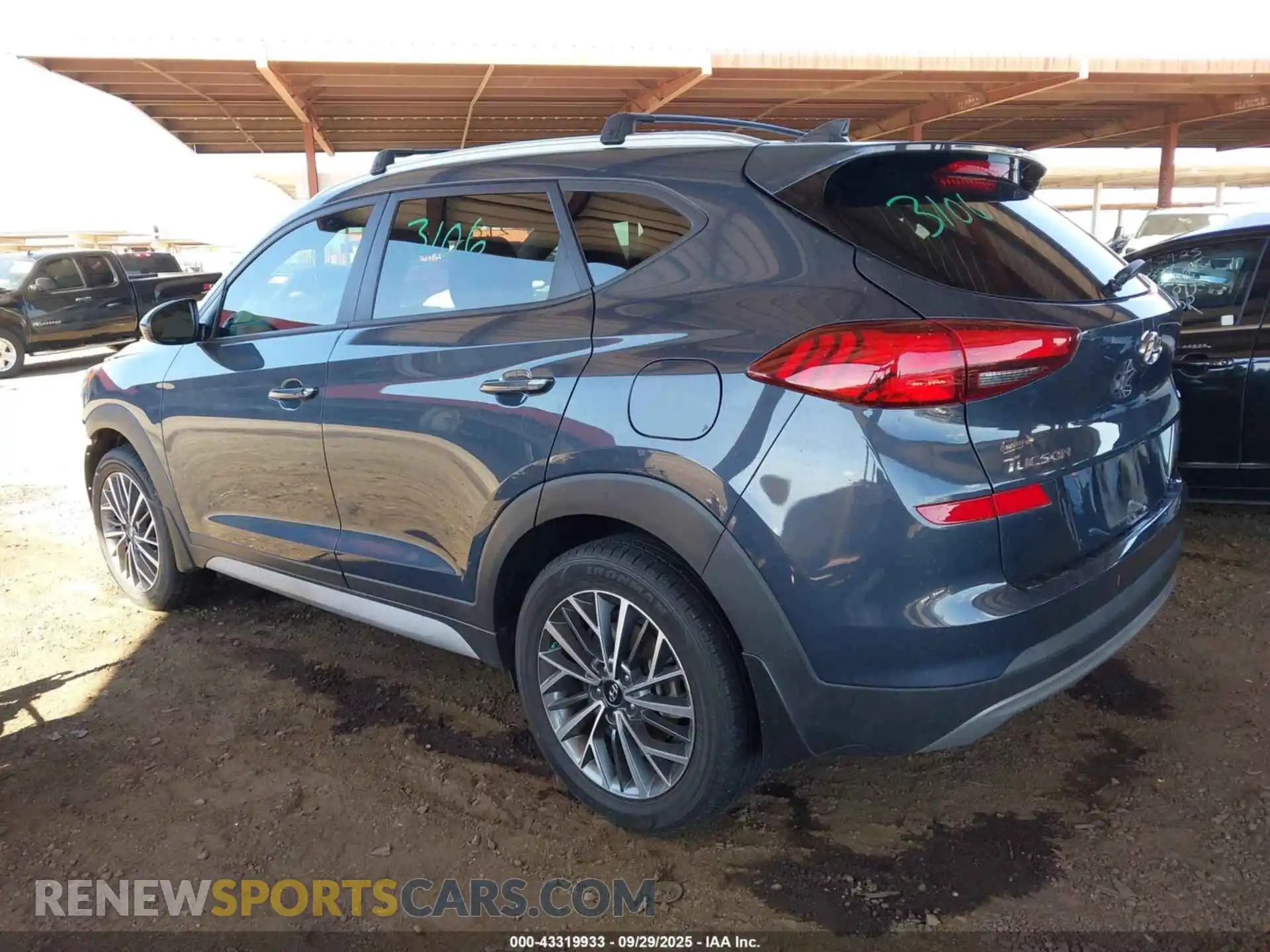 3 Photograph of a damaged car KM8J3CAL3MU293585 HYUNDAI TUCSON 2021