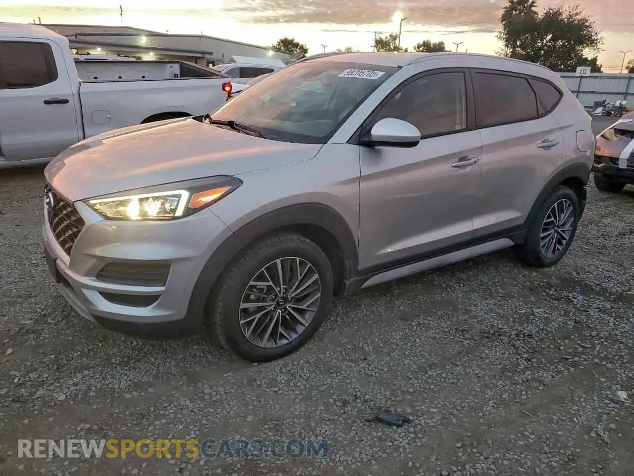 1 Photograph of a damaged car KM8J3CAL3MU377874 HYUNDAI TUCSON 2021
