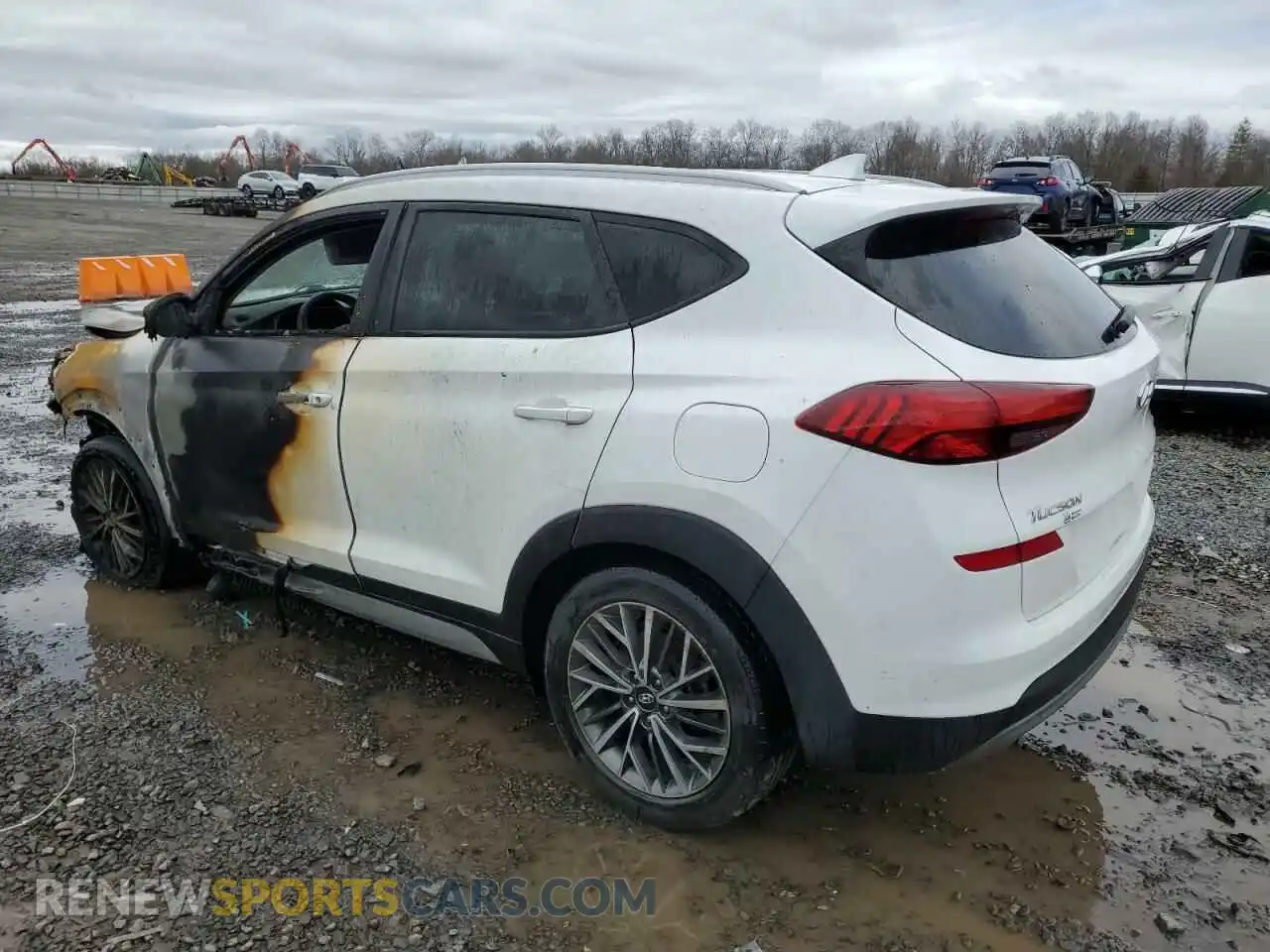 2 Фотография поврежденного автомобиля KM8J3CAL3MU410176 HYUNDAI TUCSON 2021