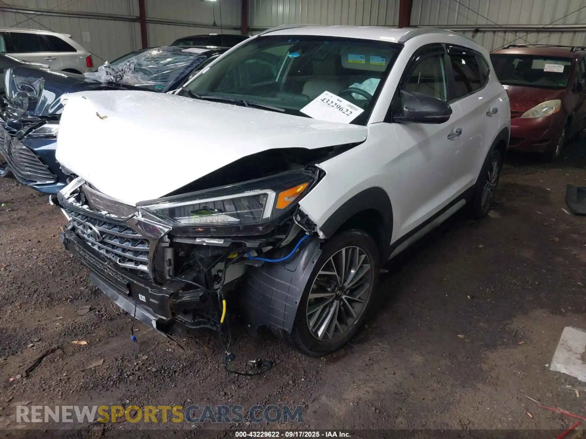 2 Photograph of a damaged car KM8J3CAL4MU325301 HYUNDAI TUCSON 2021