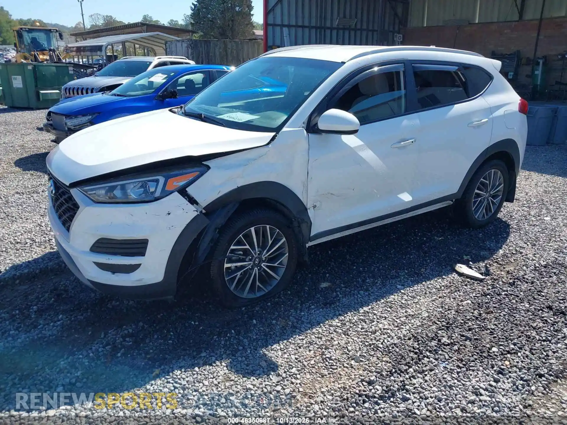 2 Фотография поврежденного автомобиля KM8J3CAL4MU348352 HYUNDAI TUCSON 2021