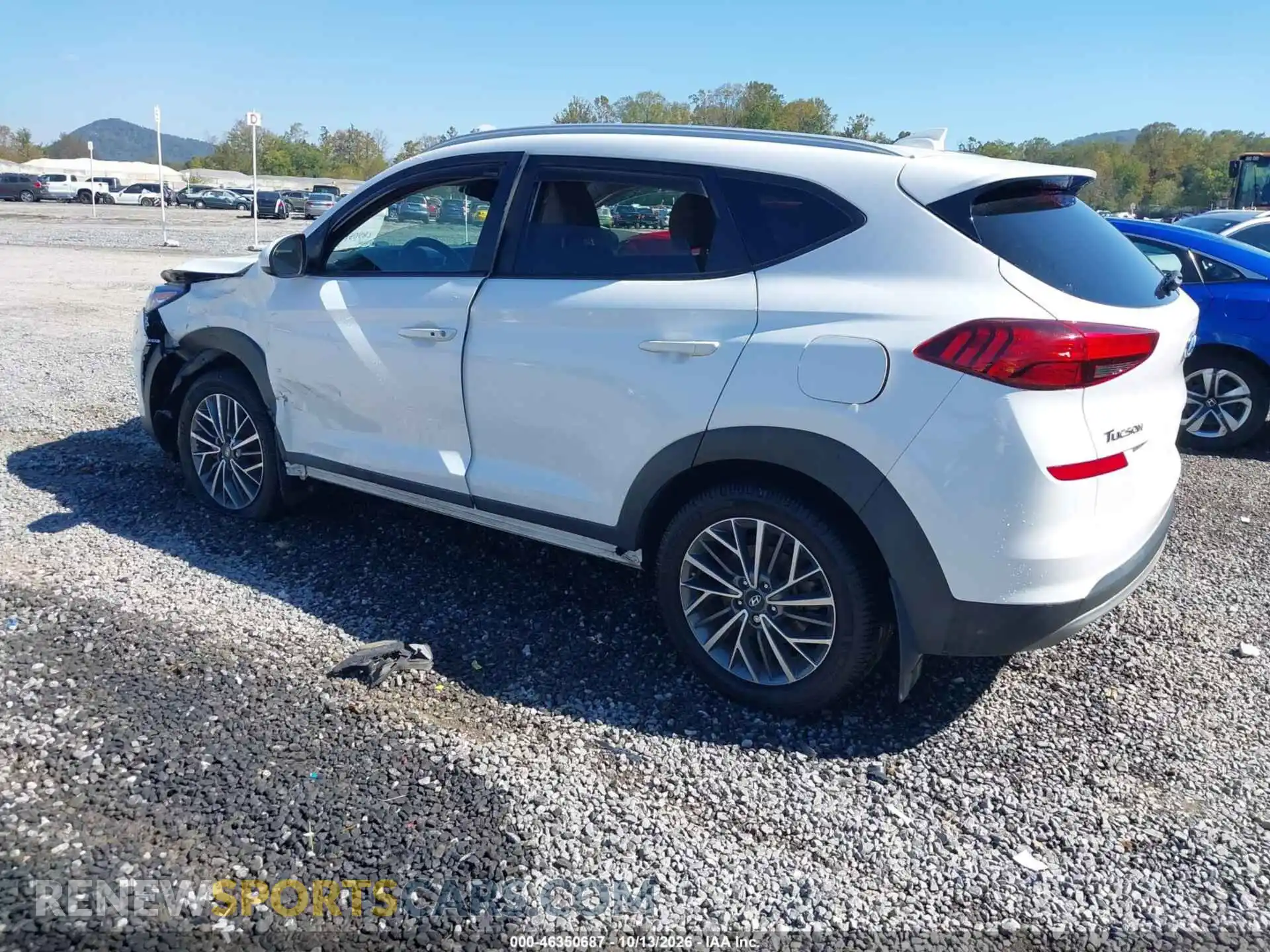 3 Фотография поврежденного автомобиля KM8J3CAL4MU348352 HYUNDAI TUCSON 2021