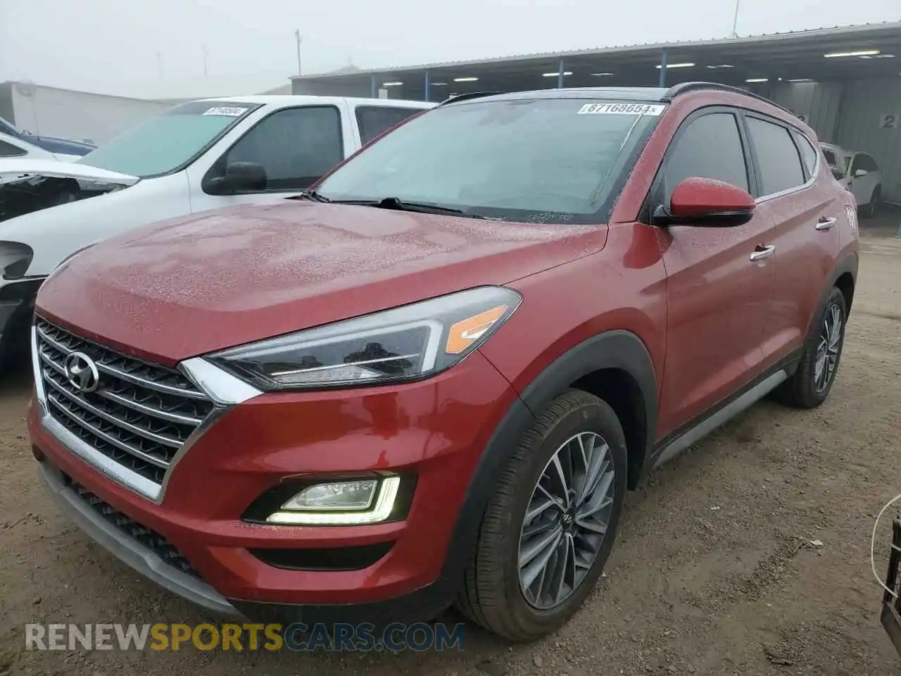 1 Photograph of a damaged car KM8J3CAL4MU385854 HYUNDAI TUCSON 2021