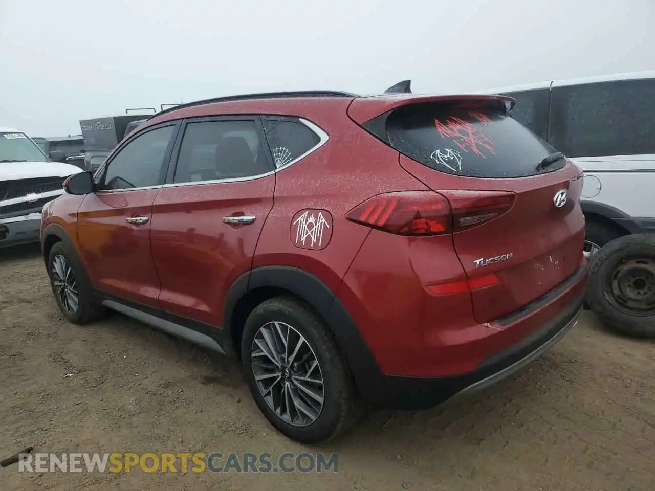 2 Photograph of a damaged car KM8J3CAL4MU385854 HYUNDAI TUCSON 2021