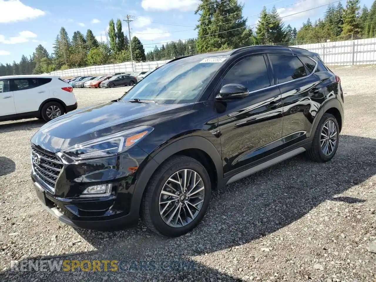 1 Photograph of a damaged car KM8J3CAL5MU406985 HYUNDAI TUCSON 2021