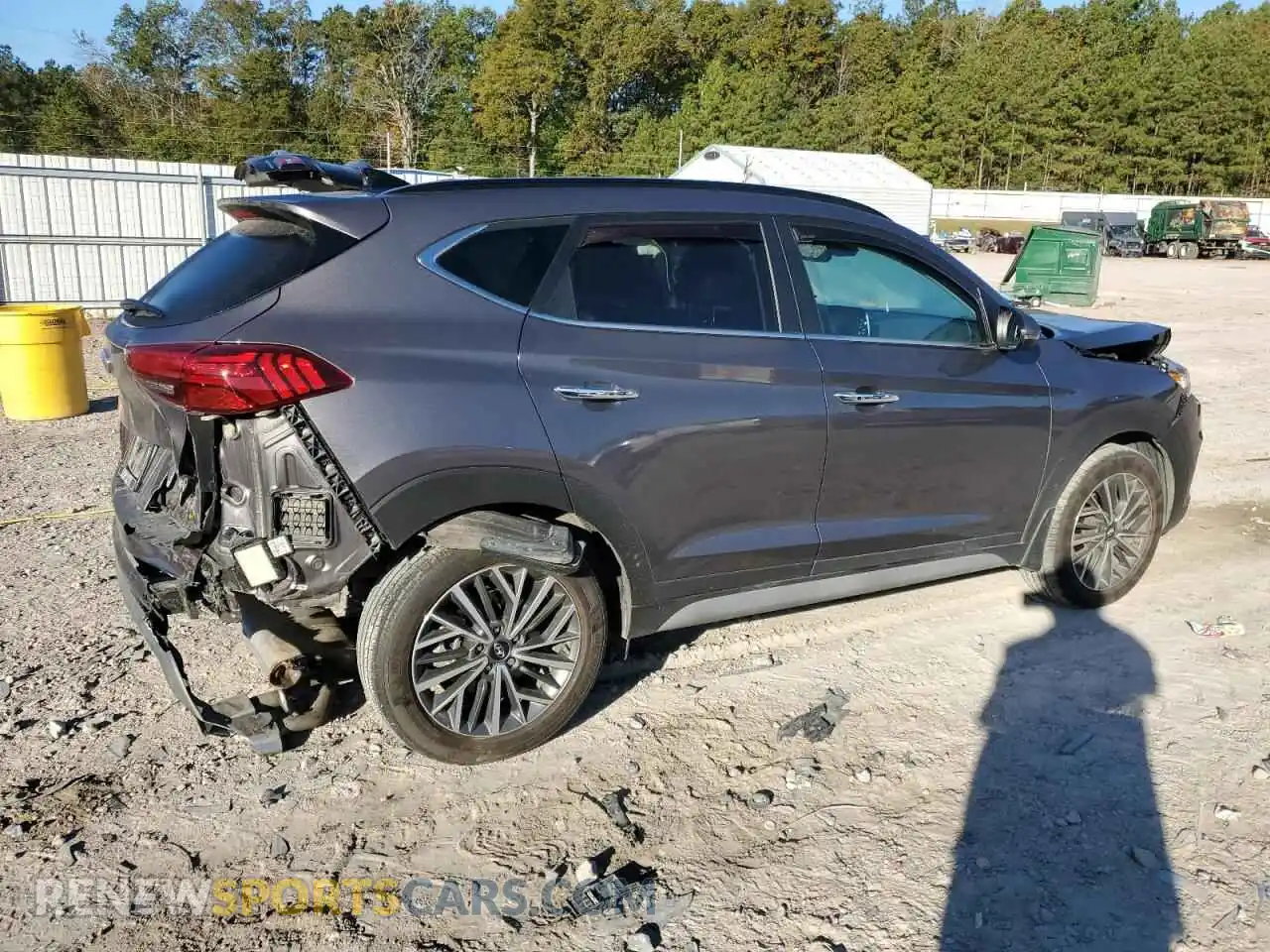 3 Photograph of a damaged car KM8J3CAL6MU385578 HYUNDAI TUCSON 2021