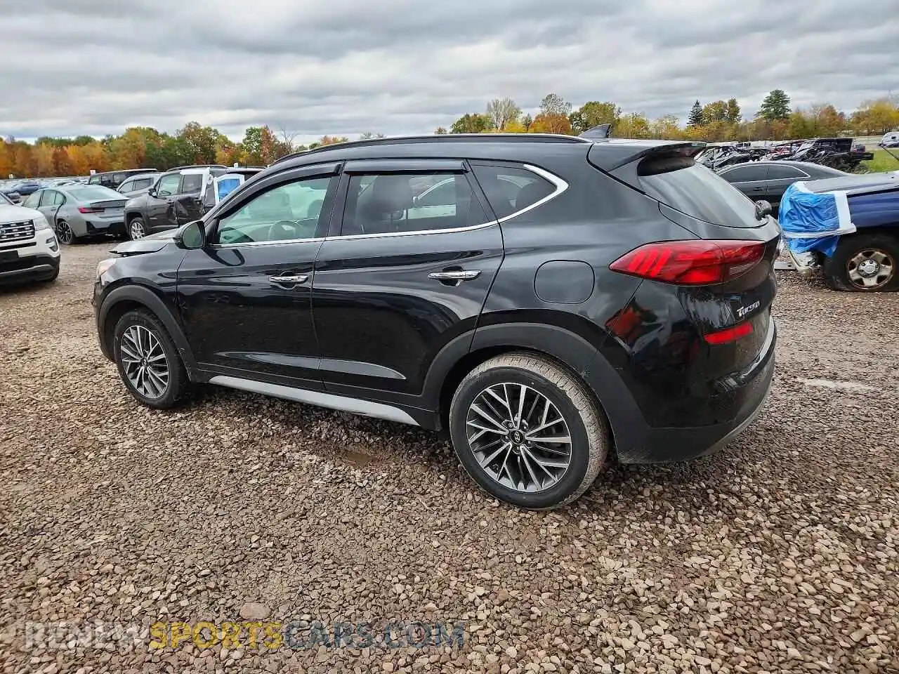 2 fotografías del automóvil dañado KM8J3CAL7MU284582 HYUNDAI TUCSON 2021