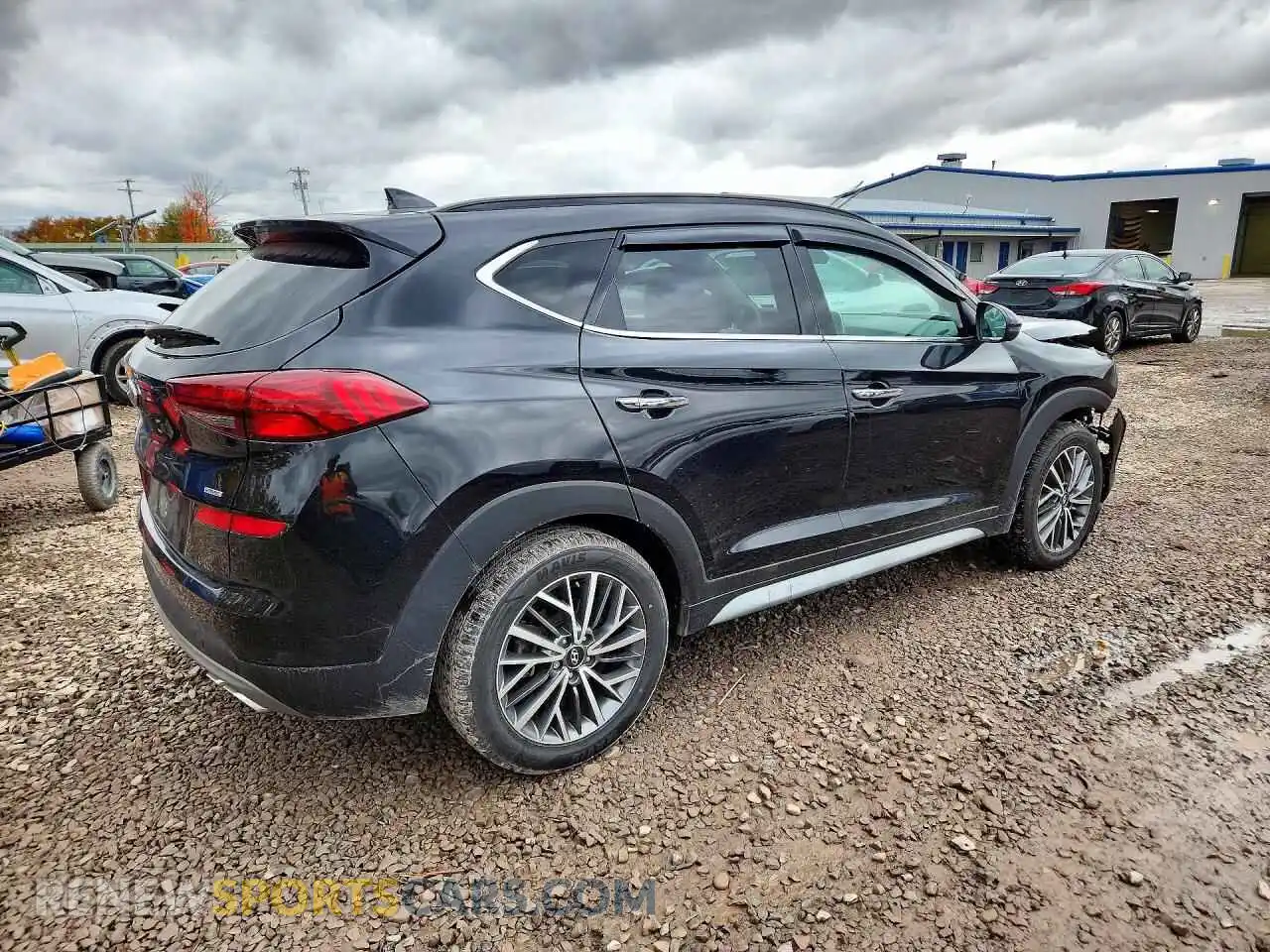 3 fotografías del automóvil dañado KM8J3CAL7MU284582 HYUNDAI TUCSON 2021
