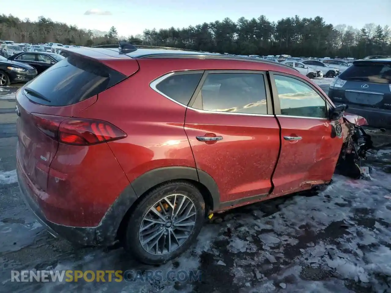3 Photograph of a damaged car KM8J3CAL8MU371746 HYUNDAI TUCSON 2021