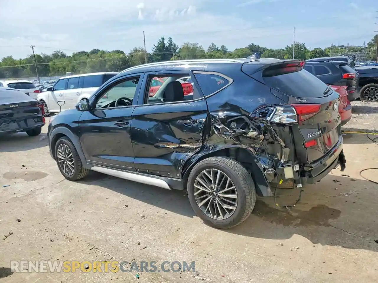 2 Photograph of a damaged car KM8J3CAL8MU411291 HYUNDAI TUCSON 2021