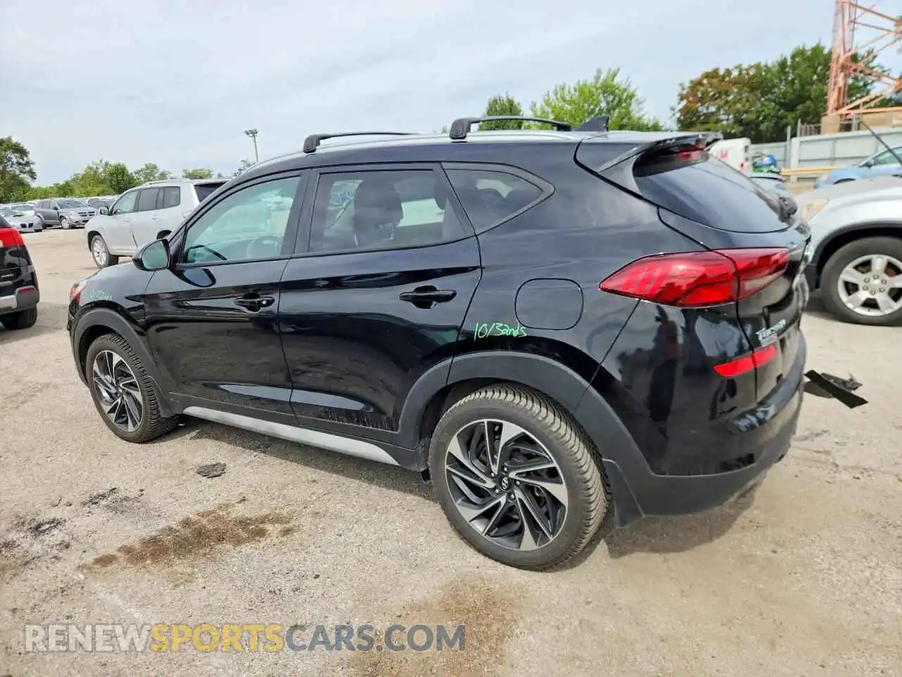 2 fotografías del automóvil dañado KM8J3CAL9MU314469 HYUNDAI TUCSON 2021