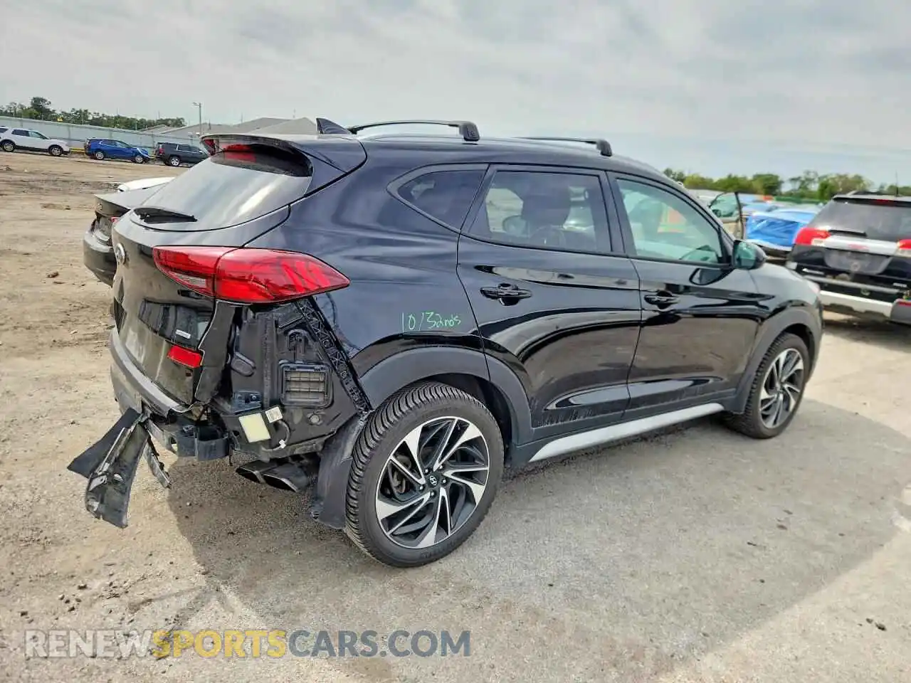 3 fotografías del automóvil dañado KM8J3CAL9MU314469 HYUNDAI TUCSON 2021