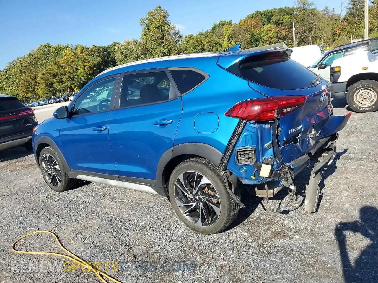 2 Photograph of a damaged car KM8J3CAL9MU366037 HYUNDAI TUCSON 2021