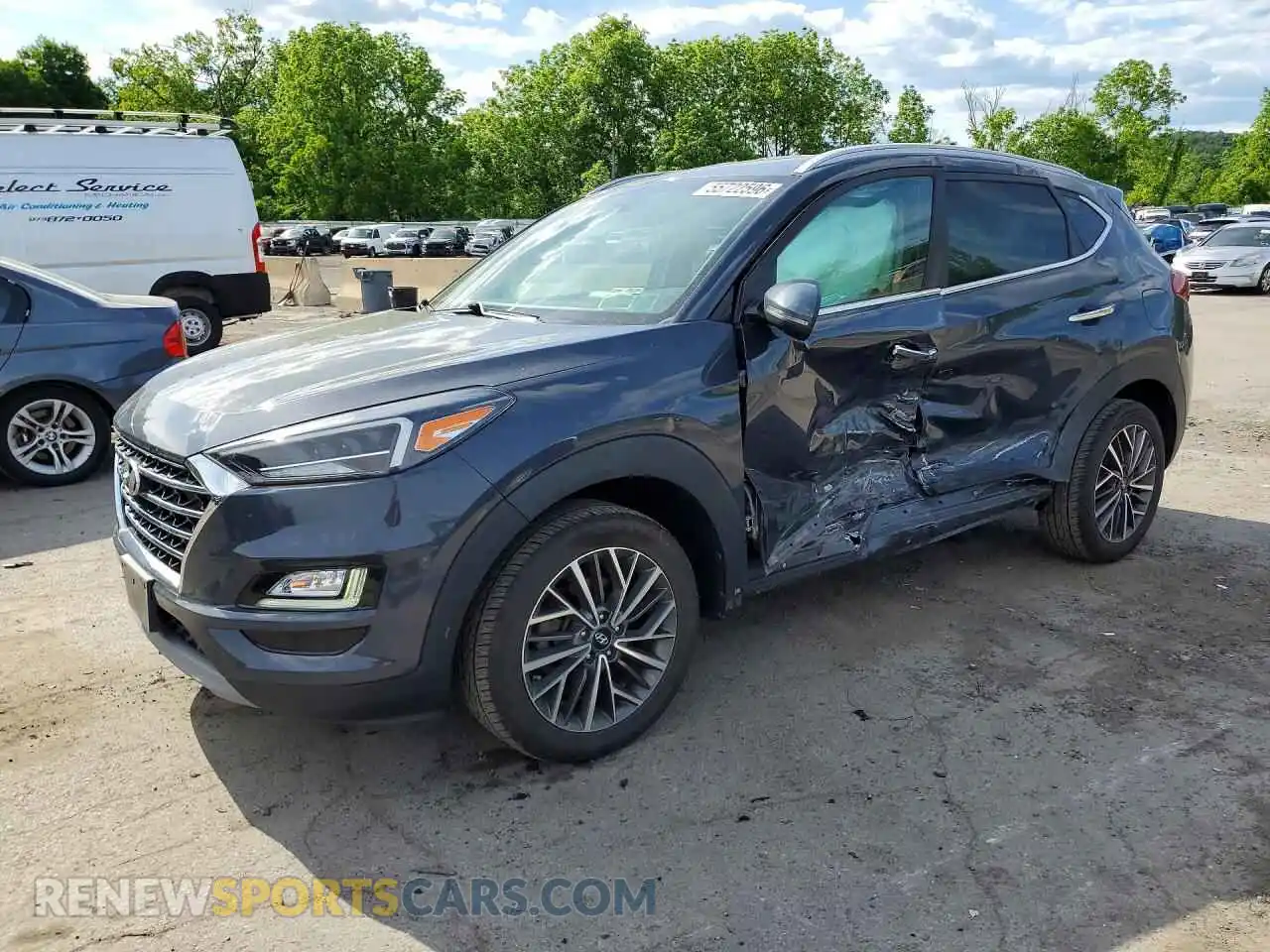 1 fotografías del automóvil dañado KM8J3CAL9MU408061 HYUNDAI TUCSON 2021