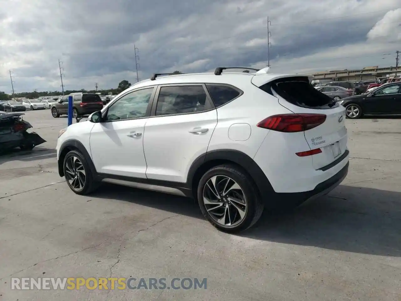 2 Фотография поврежденного автомобиля KM8J3CALXMU291624 HYUNDAI TUCSON 2021