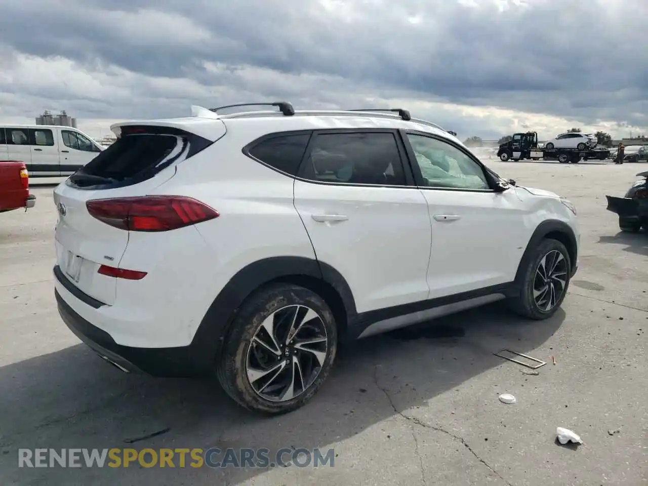 3 Фотография поврежденного автомобиля KM8J3CALXMU291624 HYUNDAI TUCSON 2021