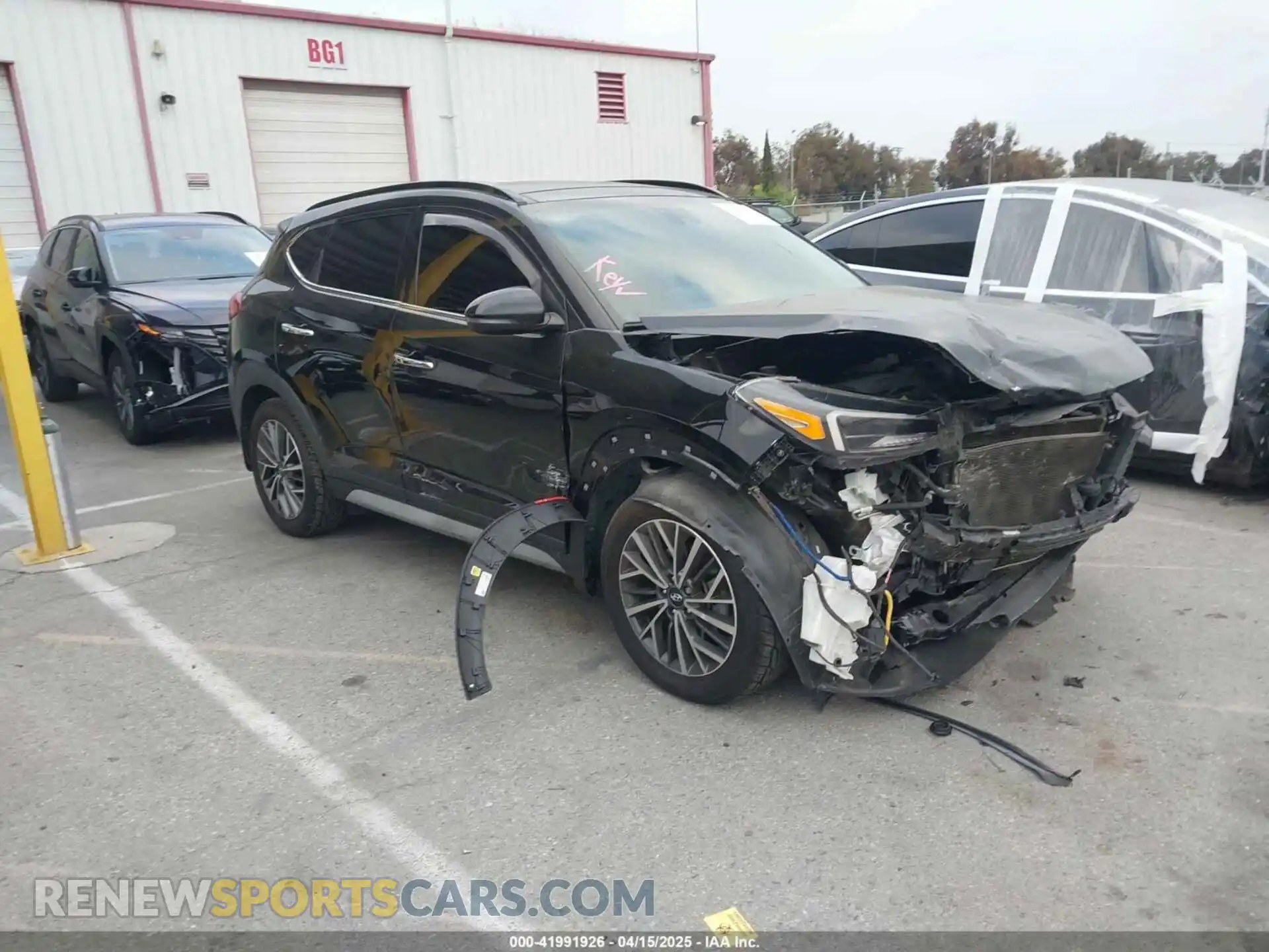 1 Photograph of a damaged car KM8J3CALXMU294927 HYUNDAI TUCSON 2021