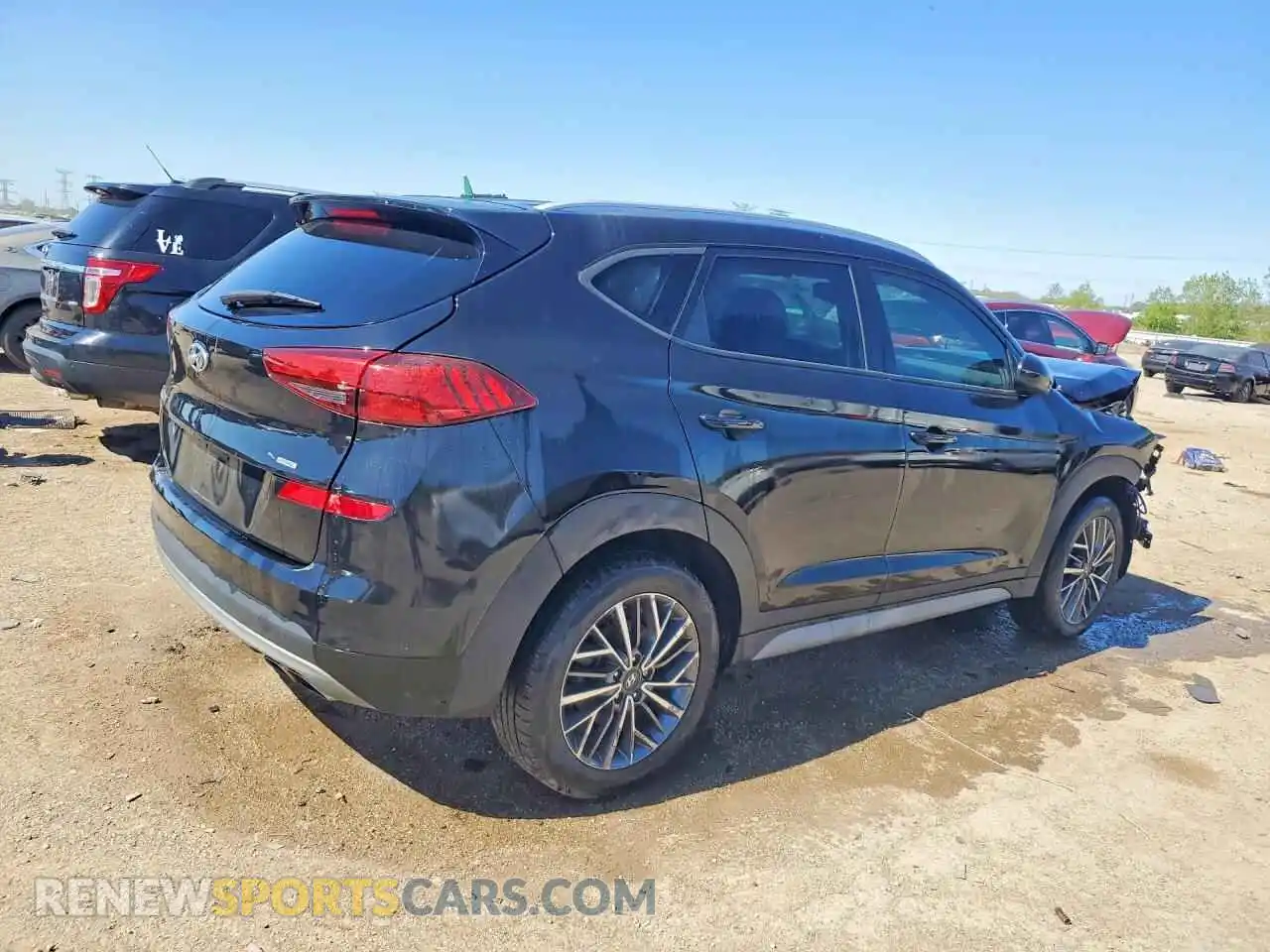 3 fotografías del automóvil dañado KM8J3CALXMU303576 HYUNDAI TUCSON 2021