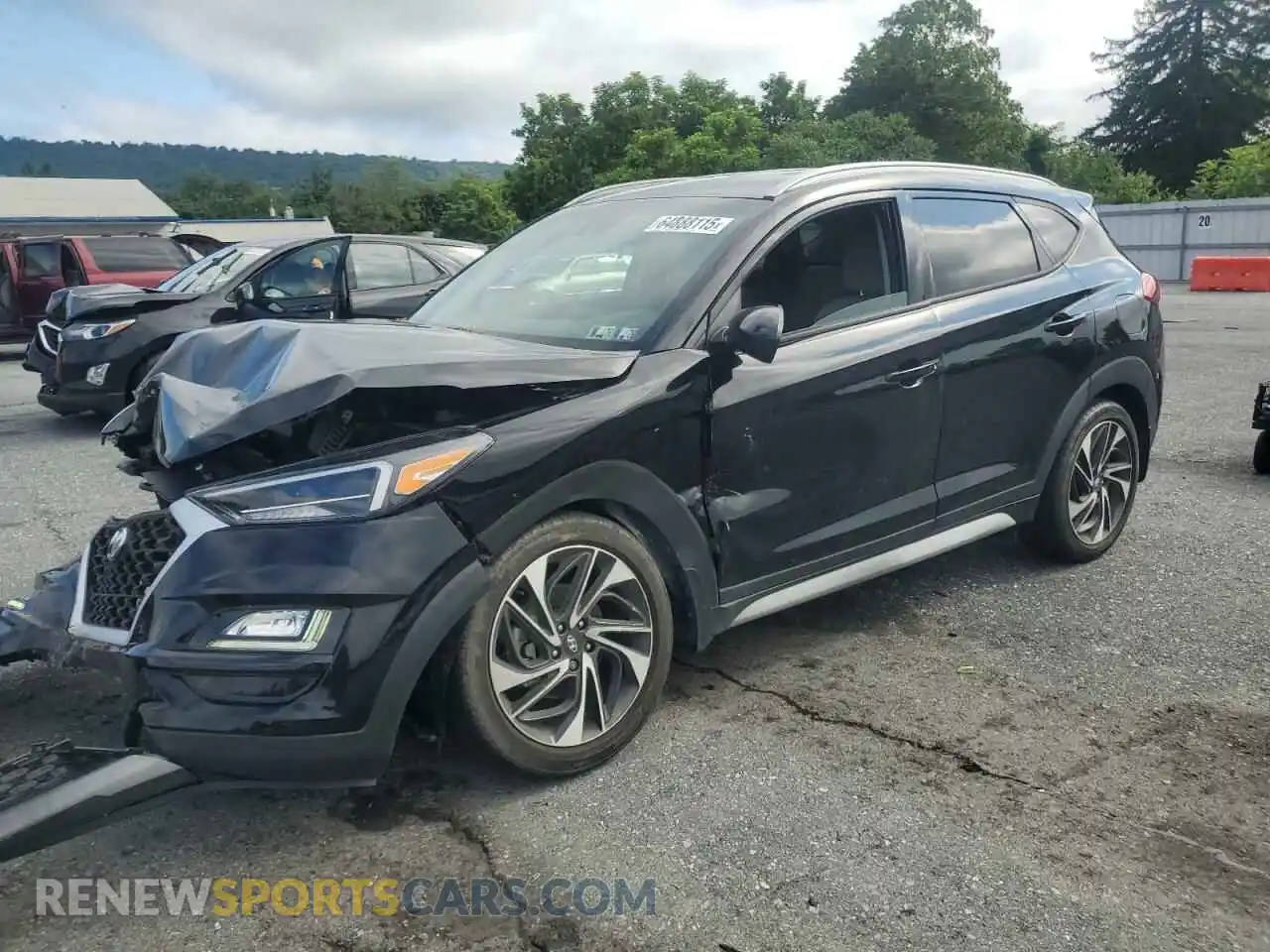 1 Photograph of a damaged car KM8J3CALXMU316764 HYUNDAI TUCSON 2021