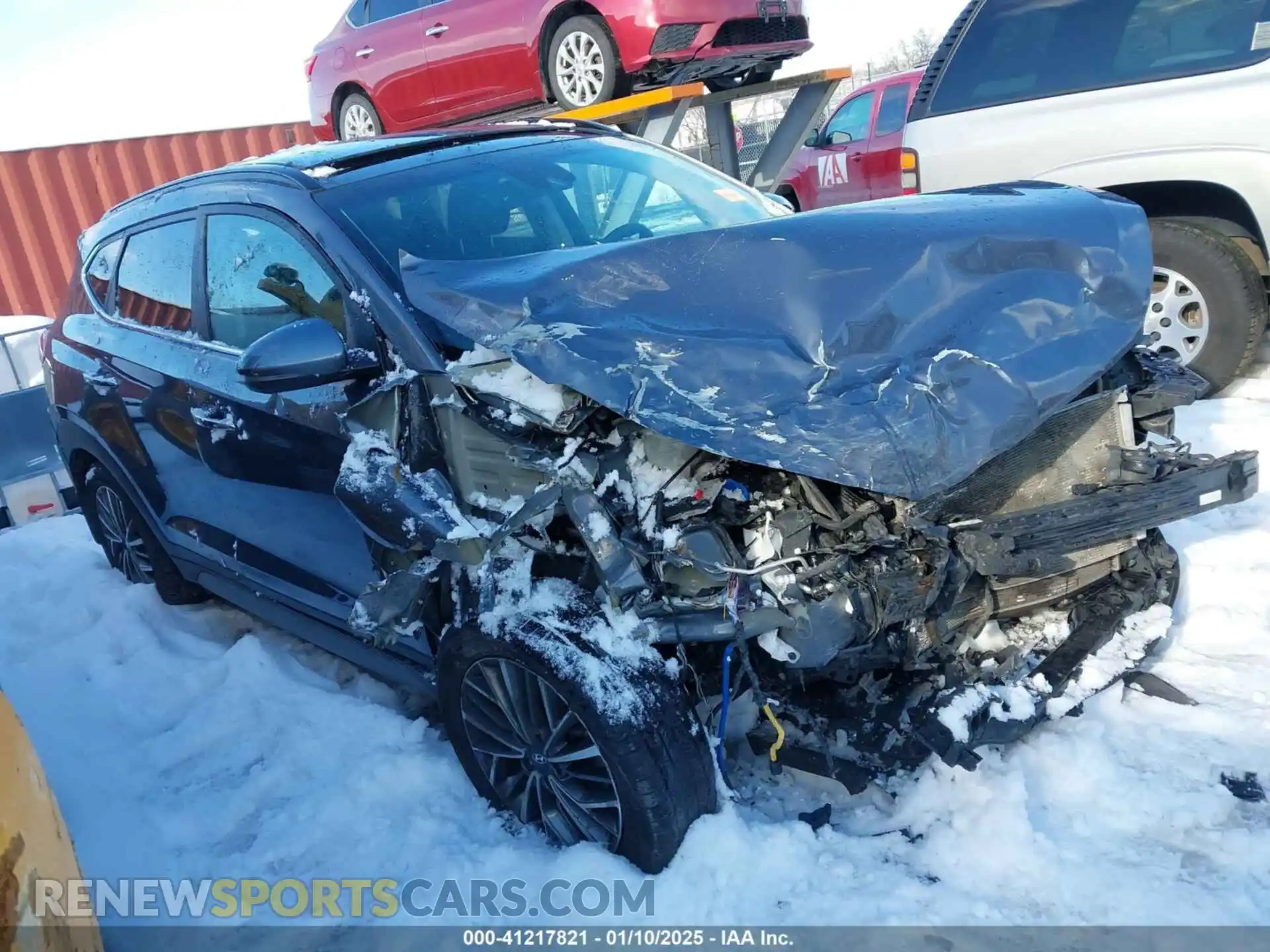 1 Photograph of a damaged car KM8J3CALXMU339722 HYUNDAI TUCSON 2021
