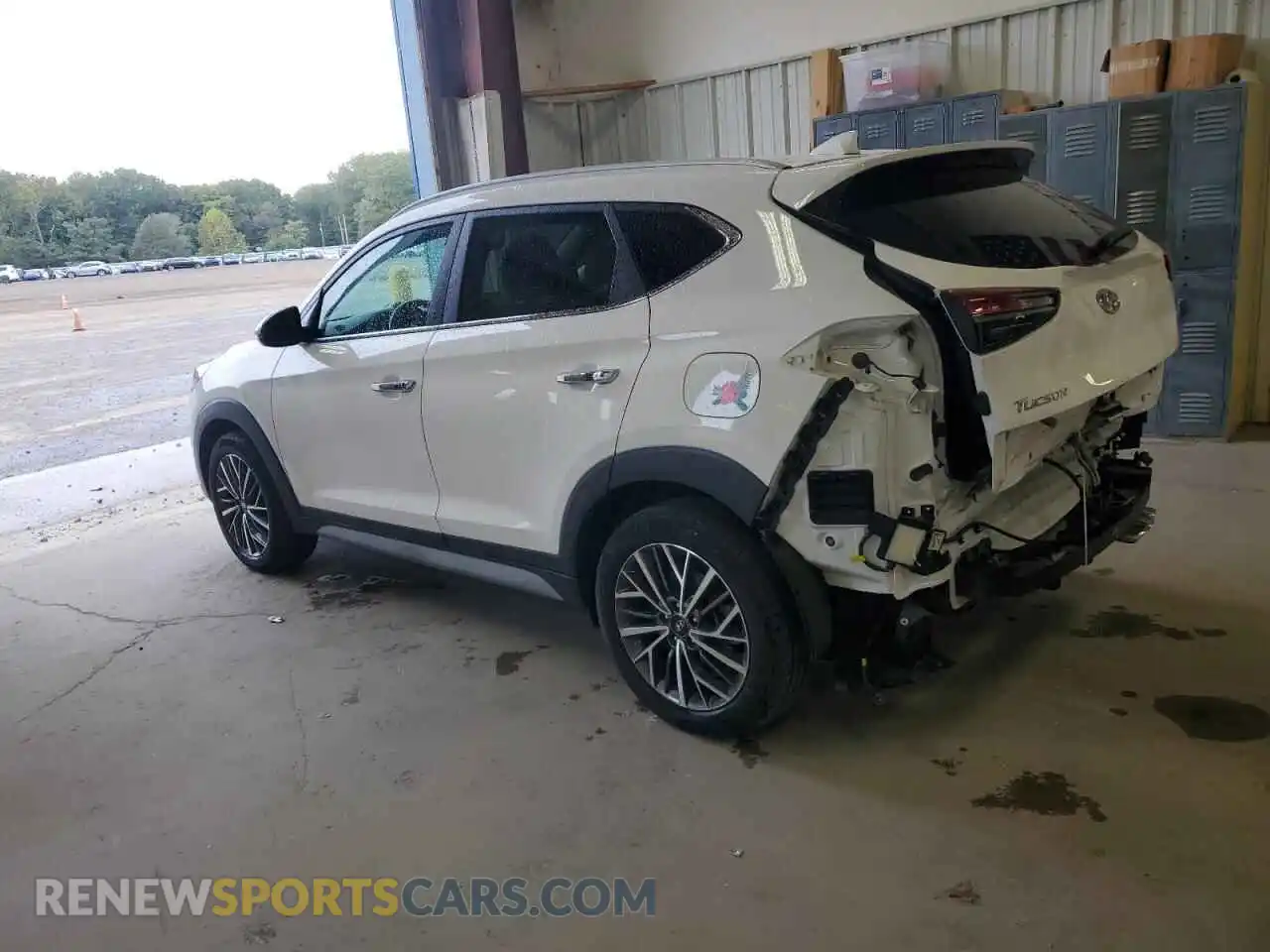 2 Фотография поврежденного автомобиля KM8J3CALXMU346976 HYUNDAI TUCSON 2021