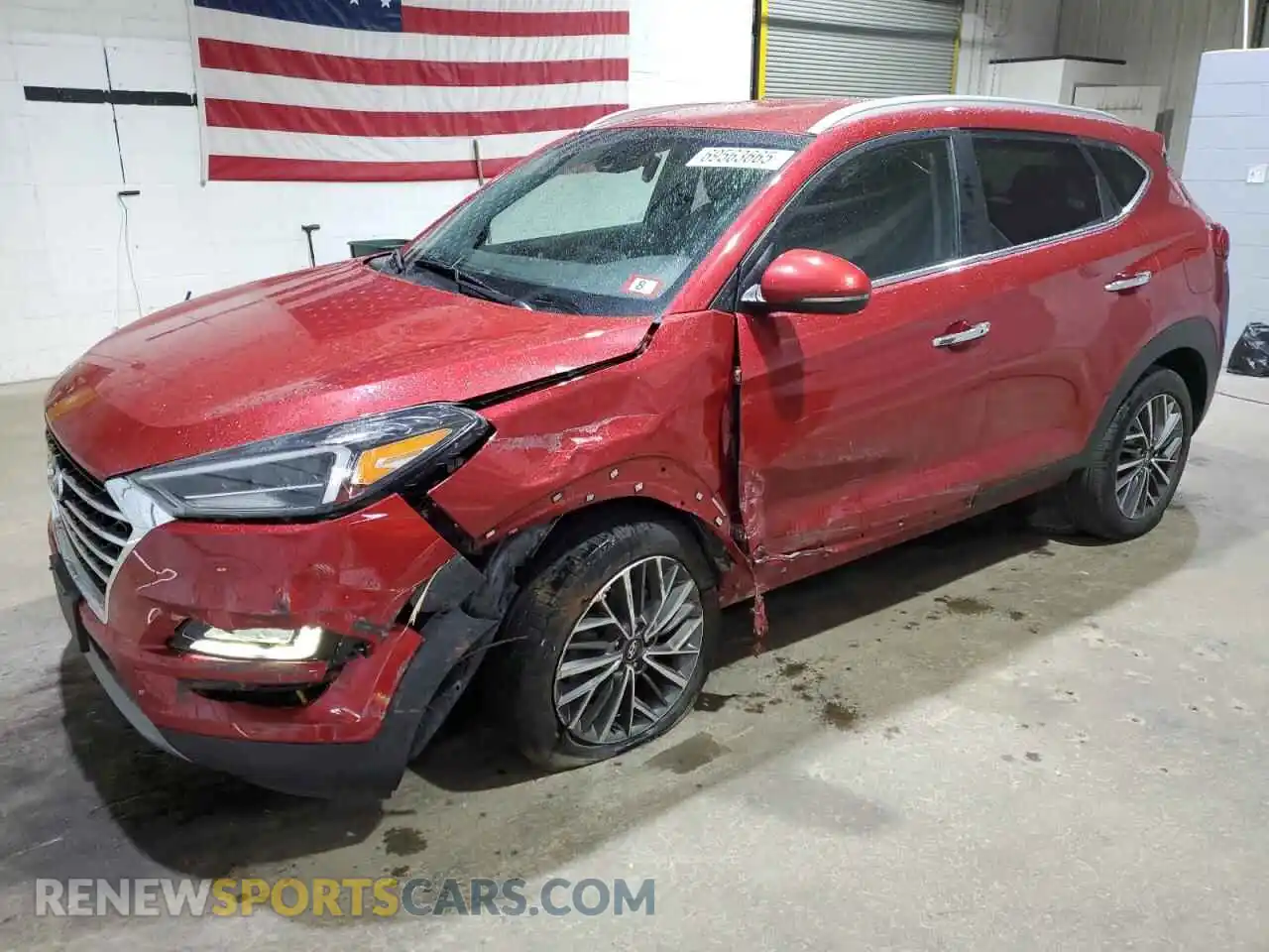 1 Photograph of a damaged car KM8J3CALXMU384112 HYUNDAI TUCSON 2021