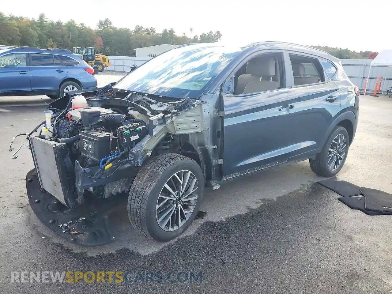 1 Photograph of a damaged car KM8J3CALXMU389620 HYUNDAI TUCSON 2021