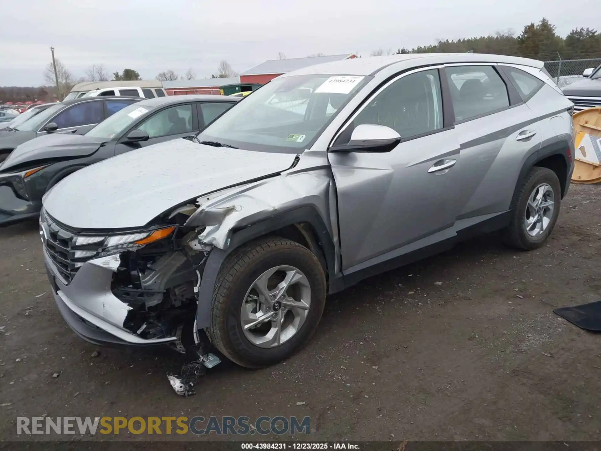 2 Photograph of a damaged car 5NMJACAE2NH099568 HYUNDAI TUCSON 2022