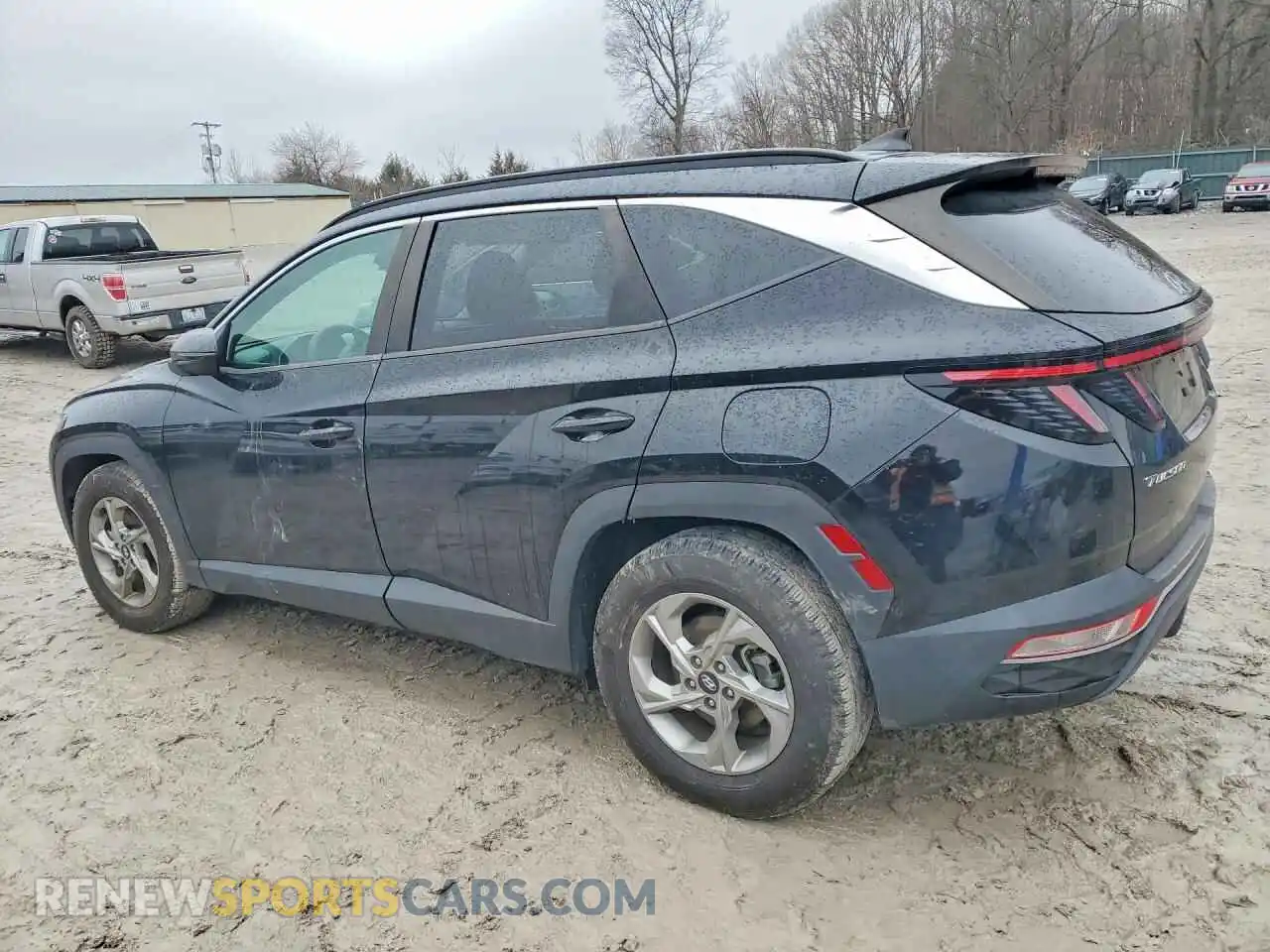 2 fotografías del automóvil dañado 5NMJB3AE4NH044830 HYUNDAI TUCSON 2022