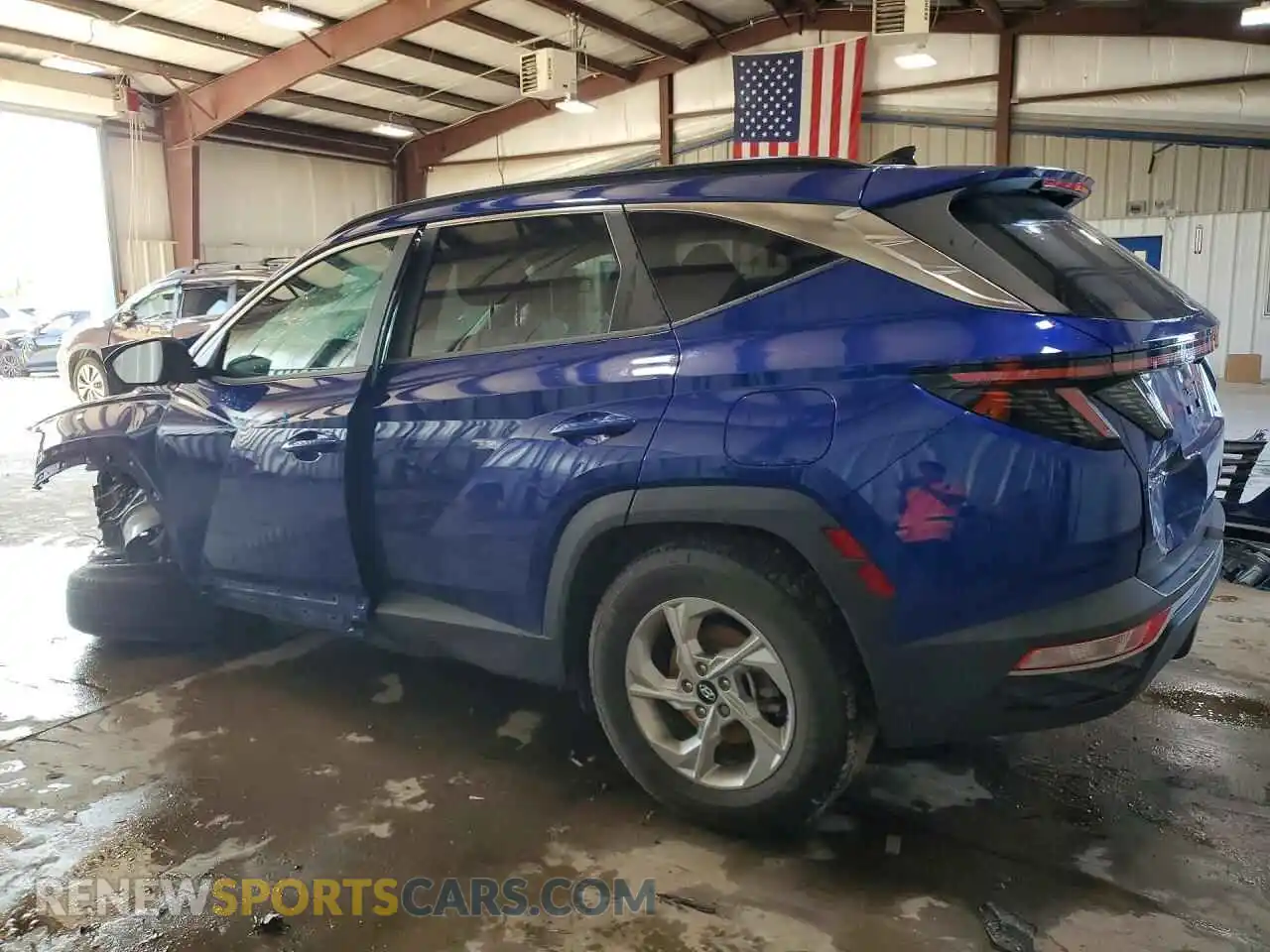 2 Photograph of a damaged car 5NMJB3AE7NH024264 HYUNDAI TUCSON 2022