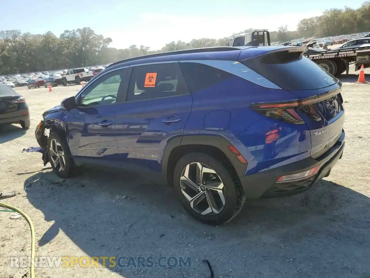 2 Photograph of a damaged car 5NMJC3AE2NH002802 HYUNDAI TUCSON 2022