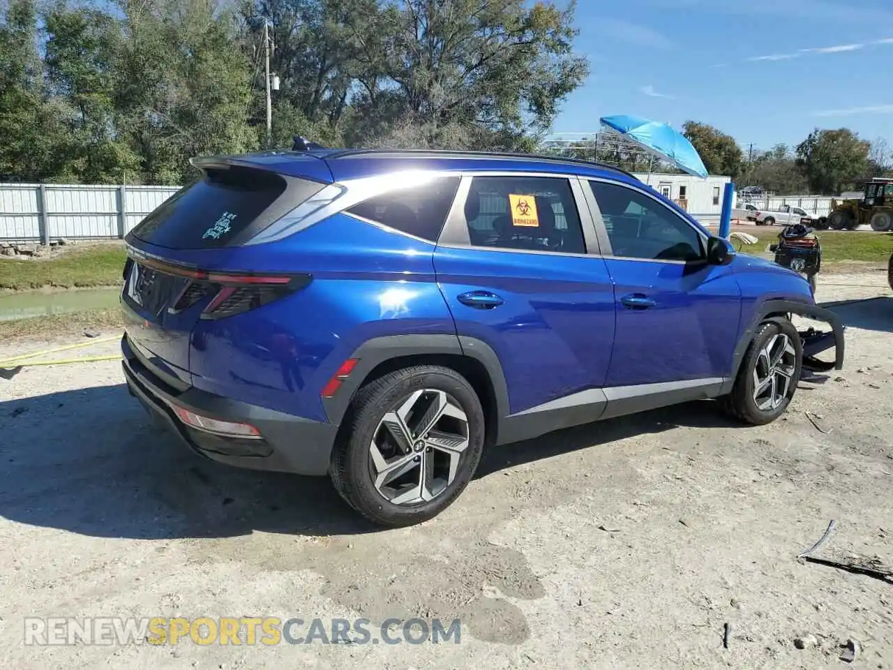 3 Photograph of a damaged car 5NMJC3AE2NH002802 HYUNDAI TUCSON 2022