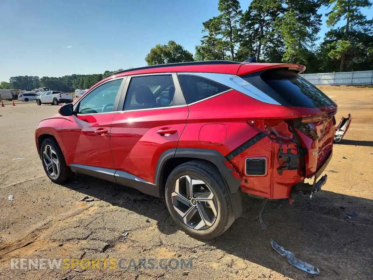 2 Photograph of a damaged car 5NMJC3AE3NH024081 HYUNDAI TUCSON 2022