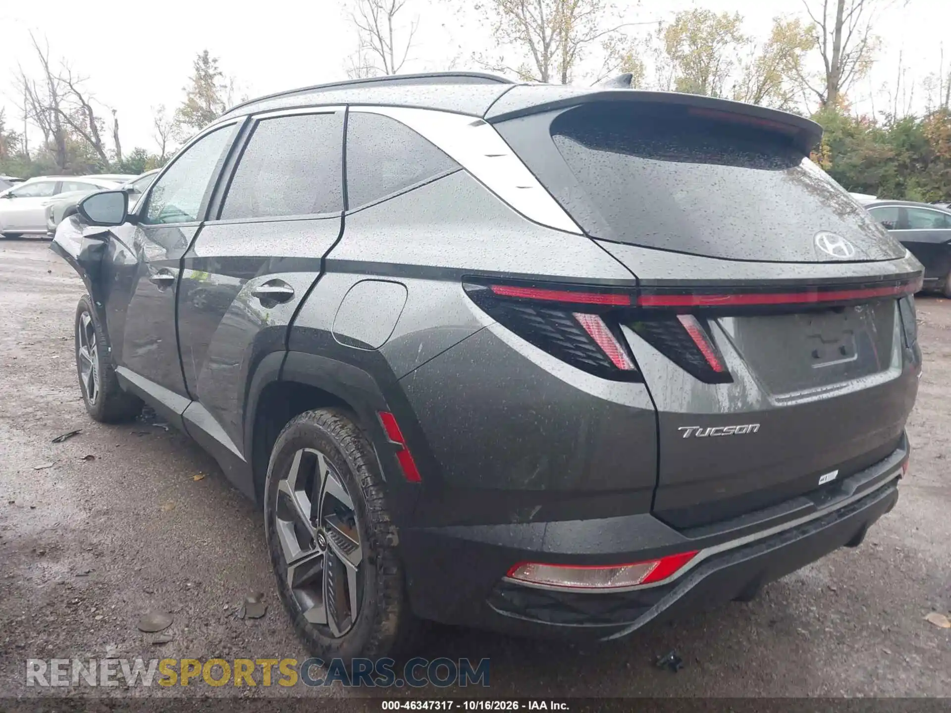 3 Photograph of a damaged car 5NMJCCAE6NH076627 HYUNDAI TUCSON 2022