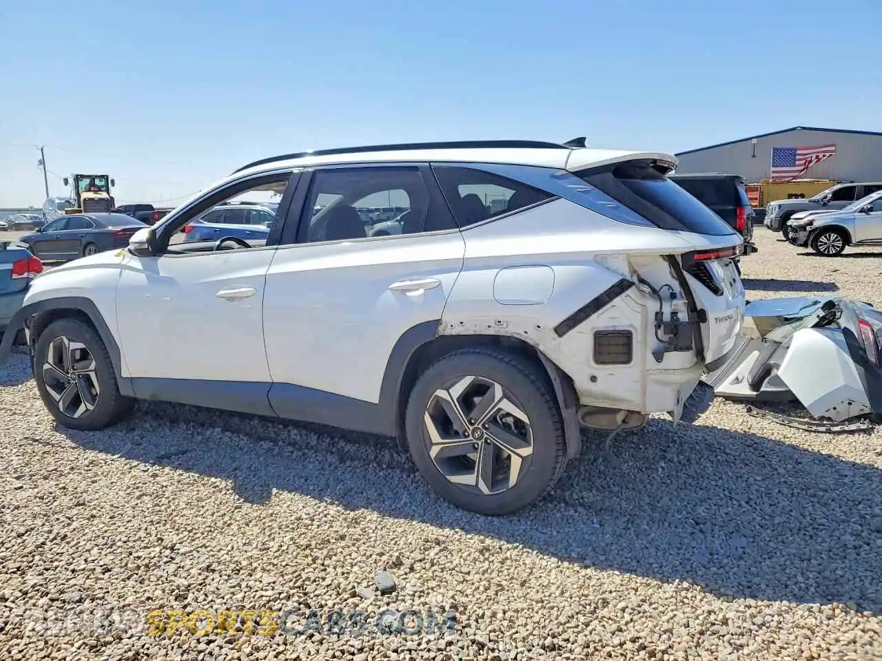 2 Photograph of a damaged car 5NMJE3AE6NH028300 HYUNDAI TUCSON 2022