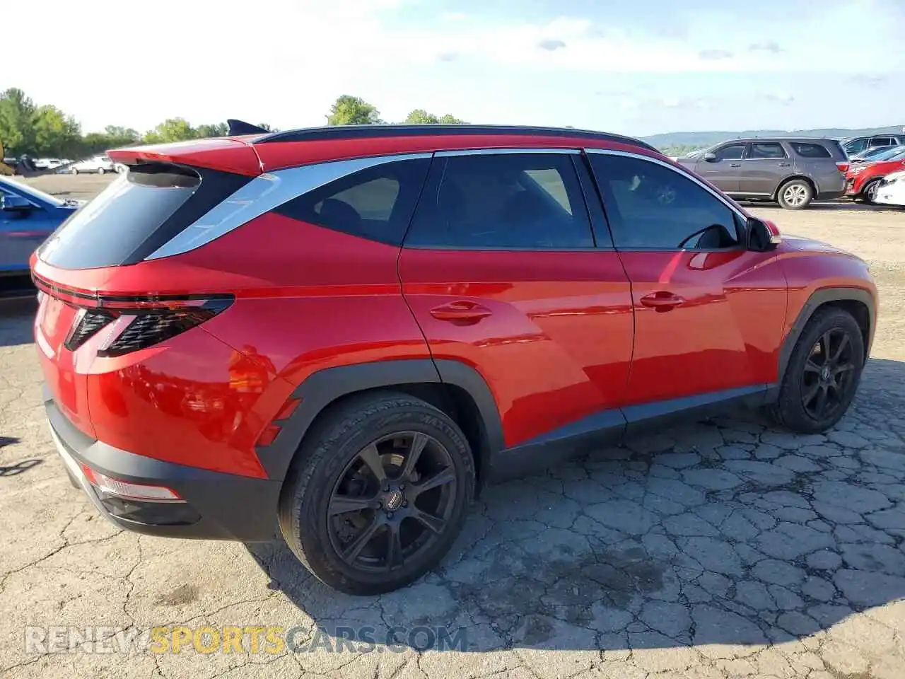 3 fotografías del automóvil dañado 5NMJE3AE8NH008467 HYUNDAI TUCSON 2022