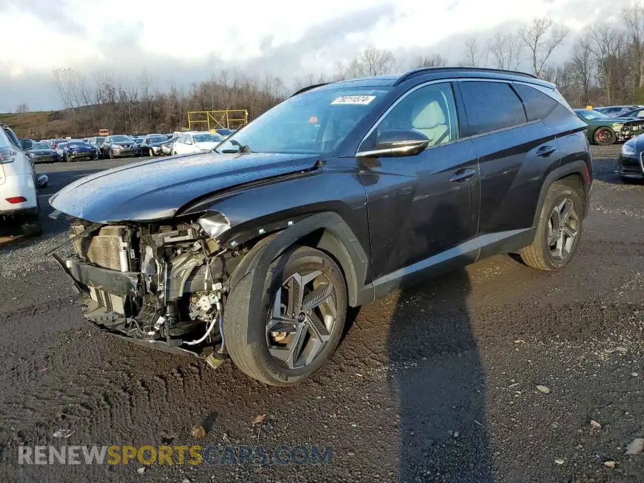 1 Фотография поврежденного автомобиля 5NMJECAE4NH047749 HYUNDAI TUCSON 2022