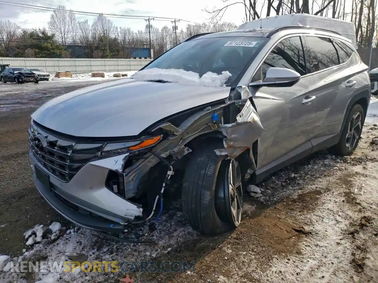 1 Photograph of a damaged car 5NMJECAE8NH138295 HYUNDAI TUCSON 2022