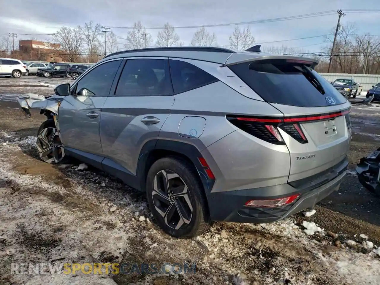 2 Photograph of a damaged car 5NMJECAE8NH138295 HYUNDAI TUCSON 2022