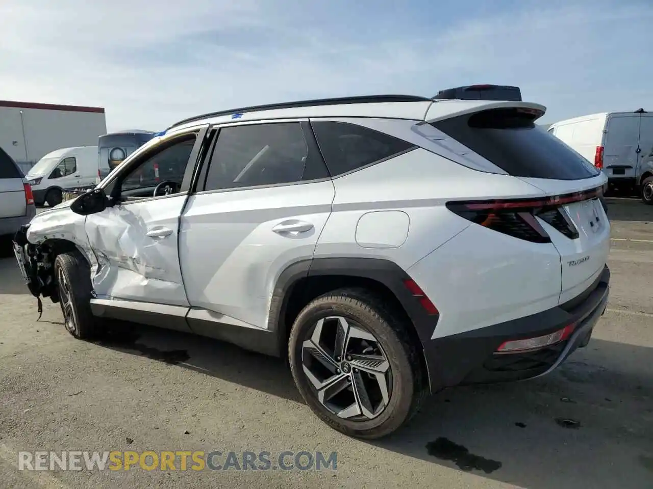 2 Photograph of a damaged car 5NMJECAE9NH061114 HYUNDAI TUCSON 2022