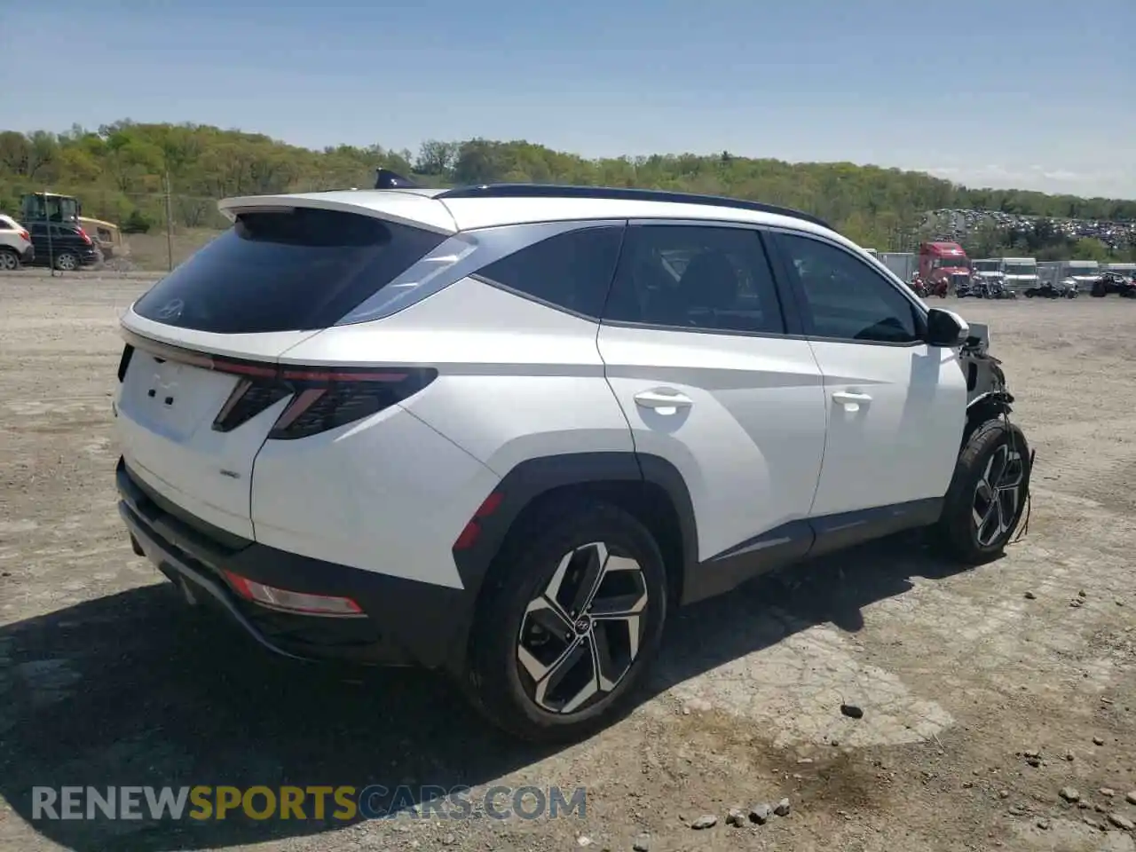 3 Фотография поврежденного автомобиля 5NMJECAEXNH058982 HYUNDAI TUCSON 2022