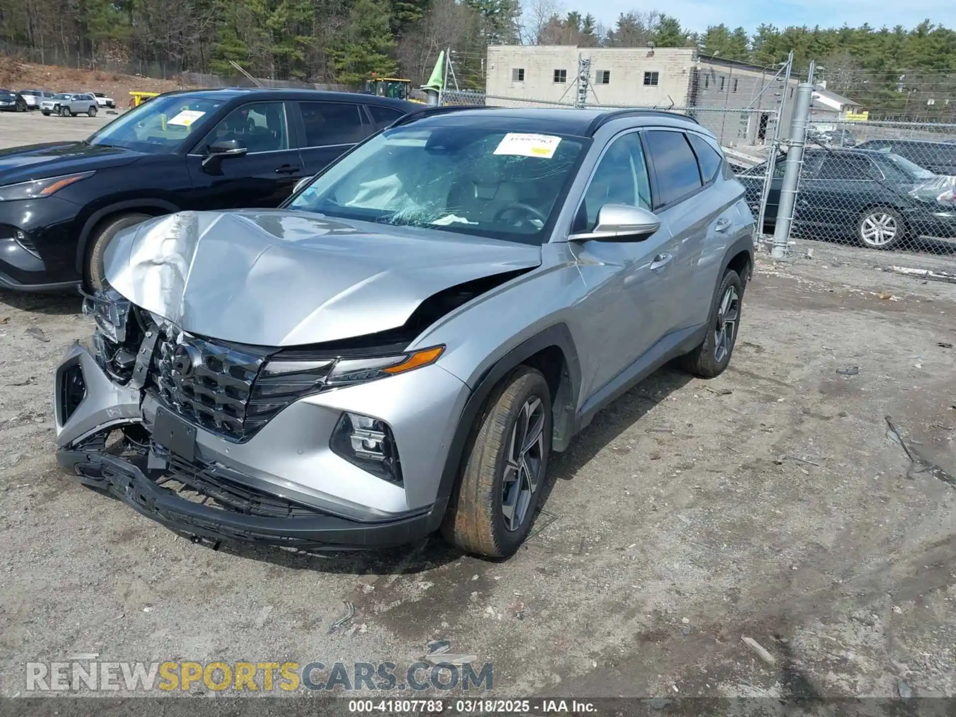 2 Photograph of a damaged car 5NMJECAEXNH106979 HYUNDAI TUCSON 2022