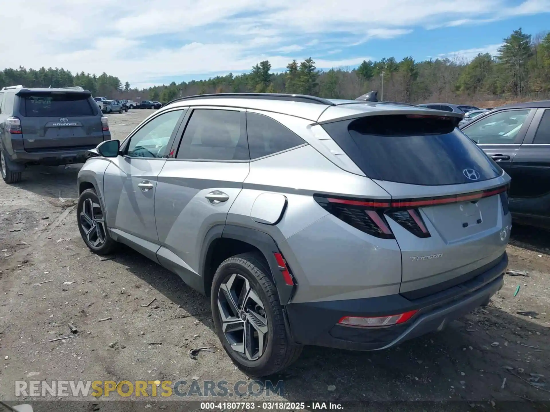 3 Photograph of a damaged car 5NMJECAEXNH106979 HYUNDAI TUCSON 2022