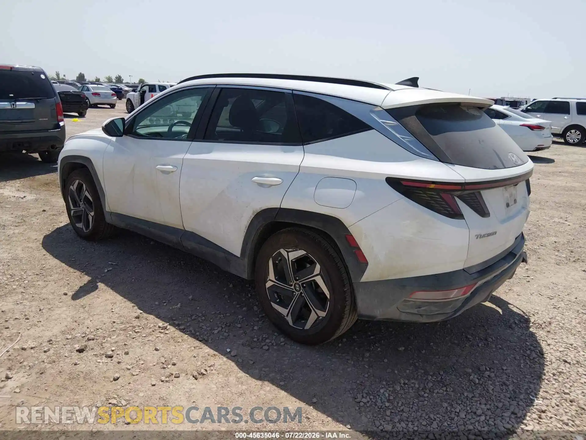 3 fotografías del automóvil dañado 5NMJF3AE5NH001151 HYUNDAI TUCSON 2022
