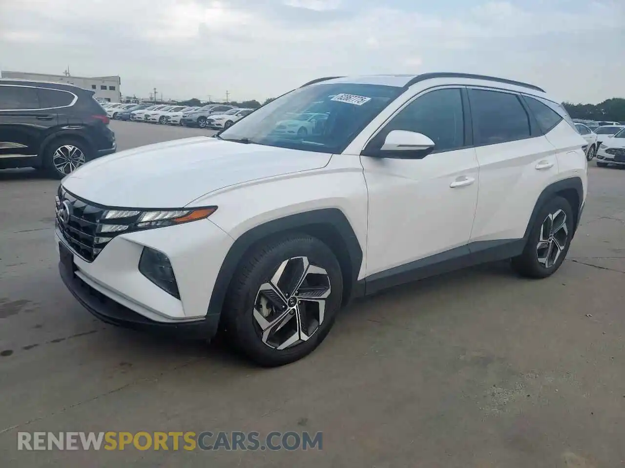 1 Photograph of a damaged car 5NMJF3AE8NH092139 HYUNDAI TUCSON 2022