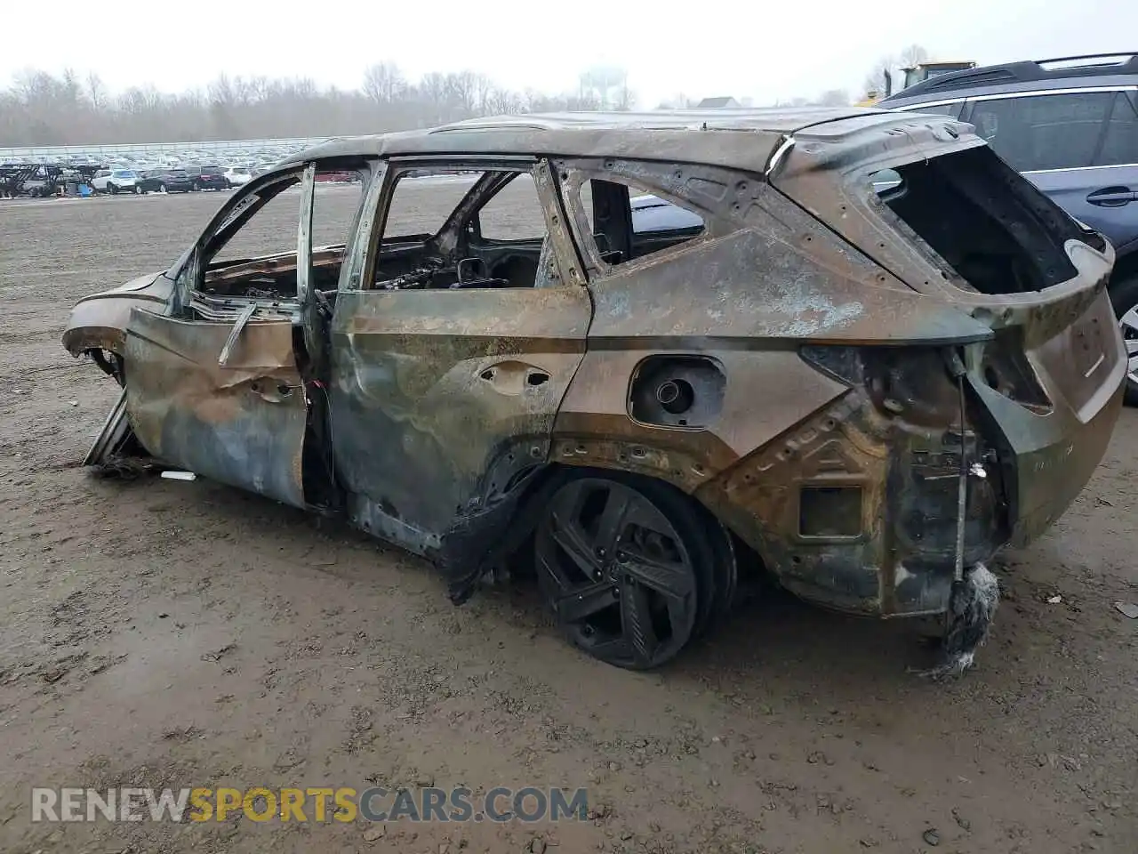 2 Photograph of a damaged car 5NMJFCAE1NH008095 HYUNDAI TUCSON 2022