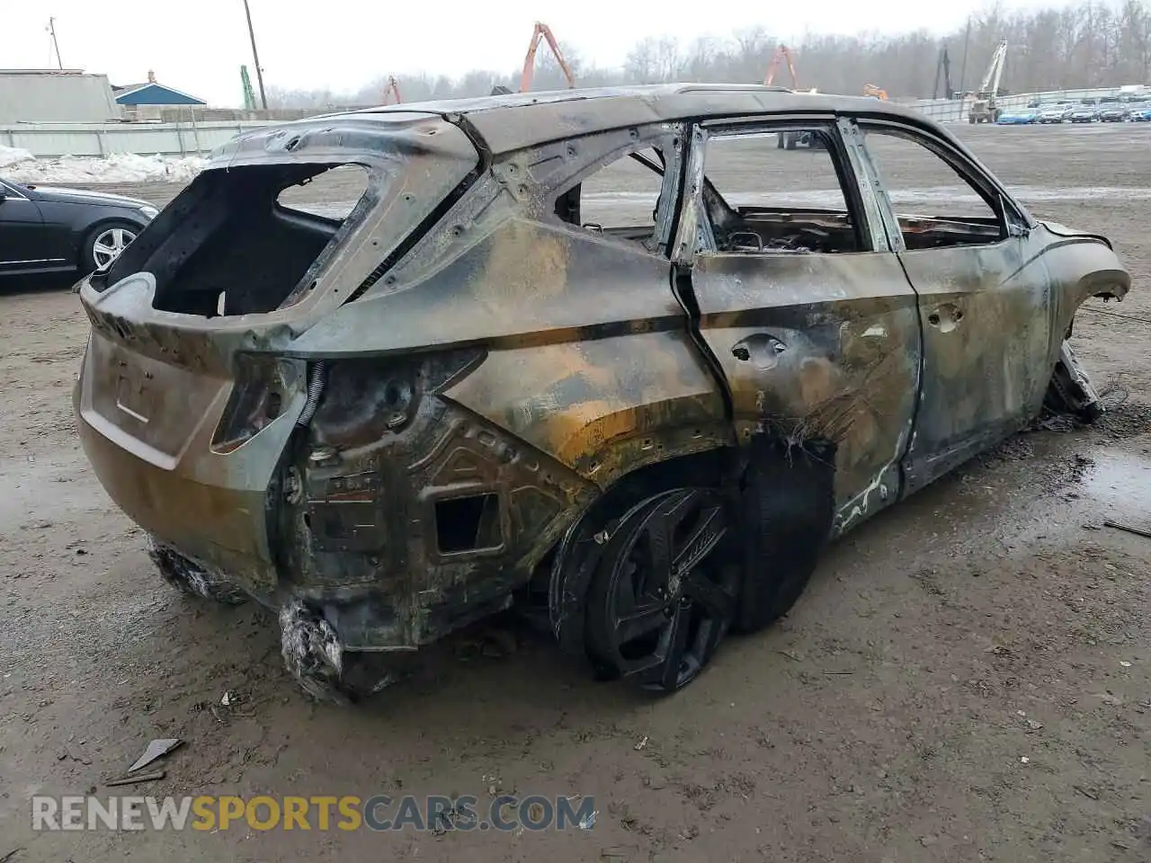 3 Photograph of a damaged car 5NMJFCAE1NH008095 HYUNDAI TUCSON 2022