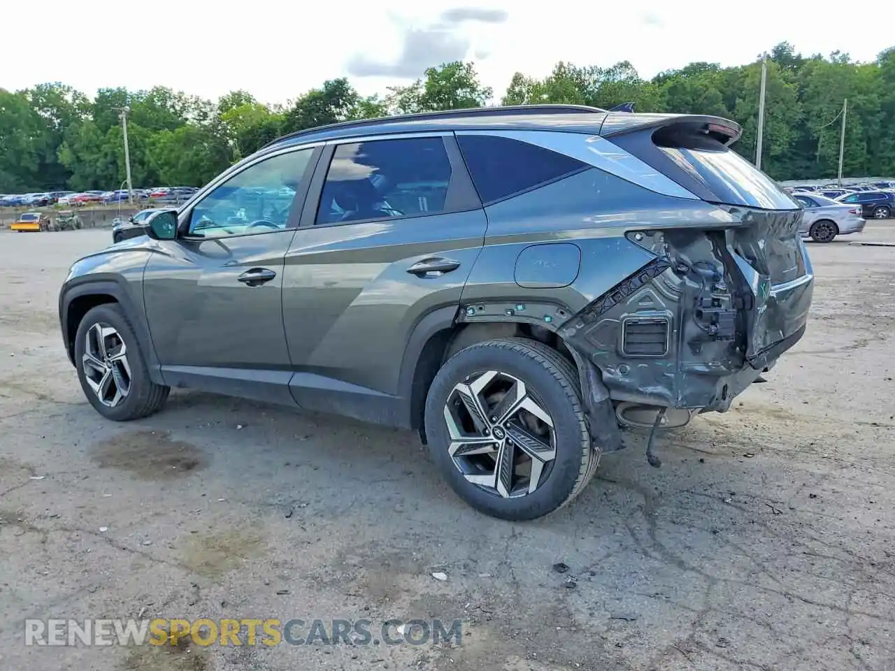 2 Фотография поврежденного автомобиля 5NMJFCAE9NH128176 HYUNDAI TUCSON 2022