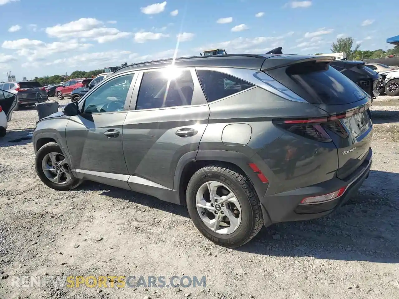 2 Photograph of a damaged car KM8JB3AE2NU076034 HYUNDAI TUCSON 2022