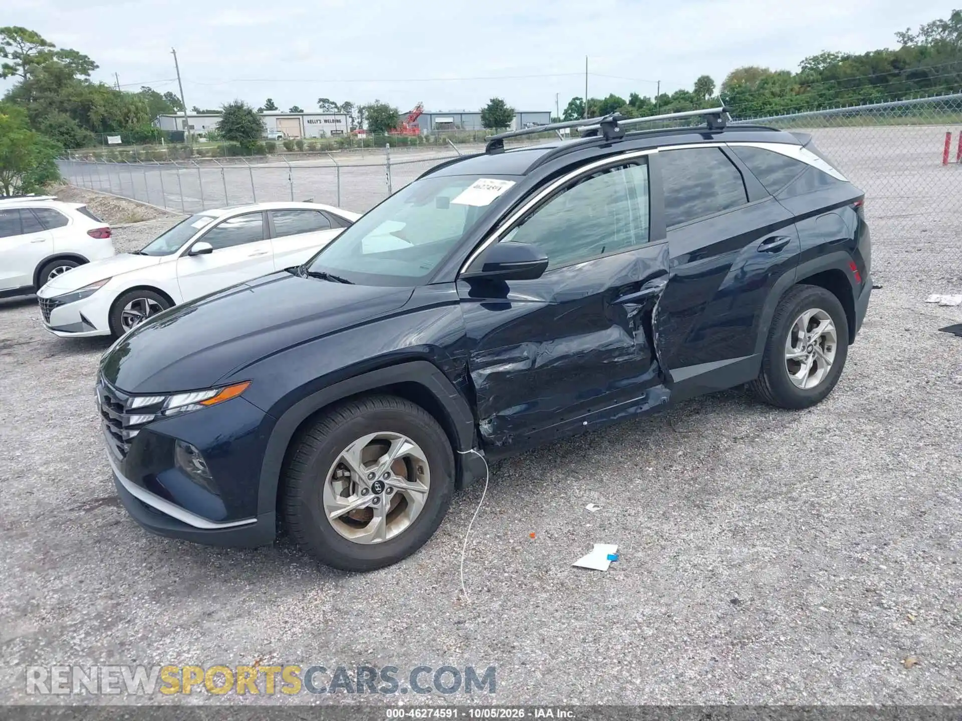 2 Photograph of a damaged car KM8JB3AE9NU066410 HYUNDAI TUCSON 2022